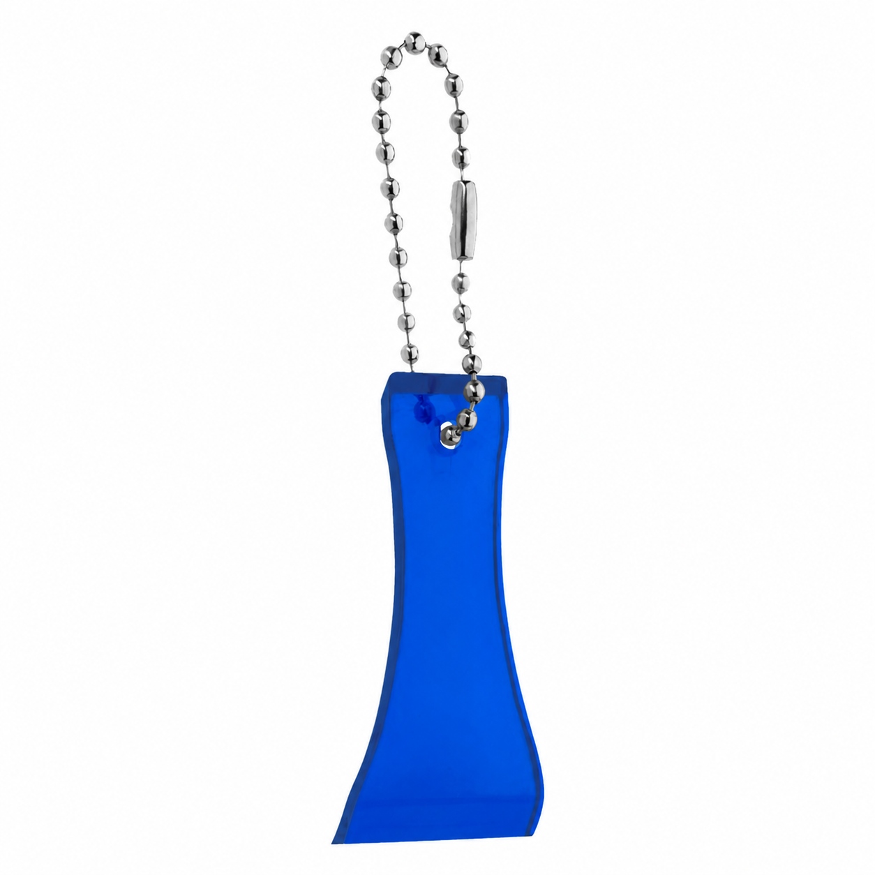 Lottery Scratcher Key Tag with Bead Chain