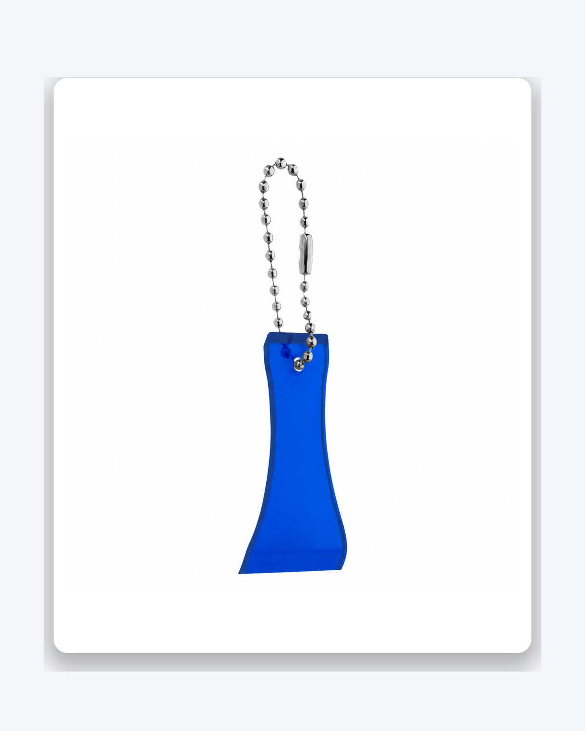 Lottery Scratcher Key Tag with Bead Chain social_centered