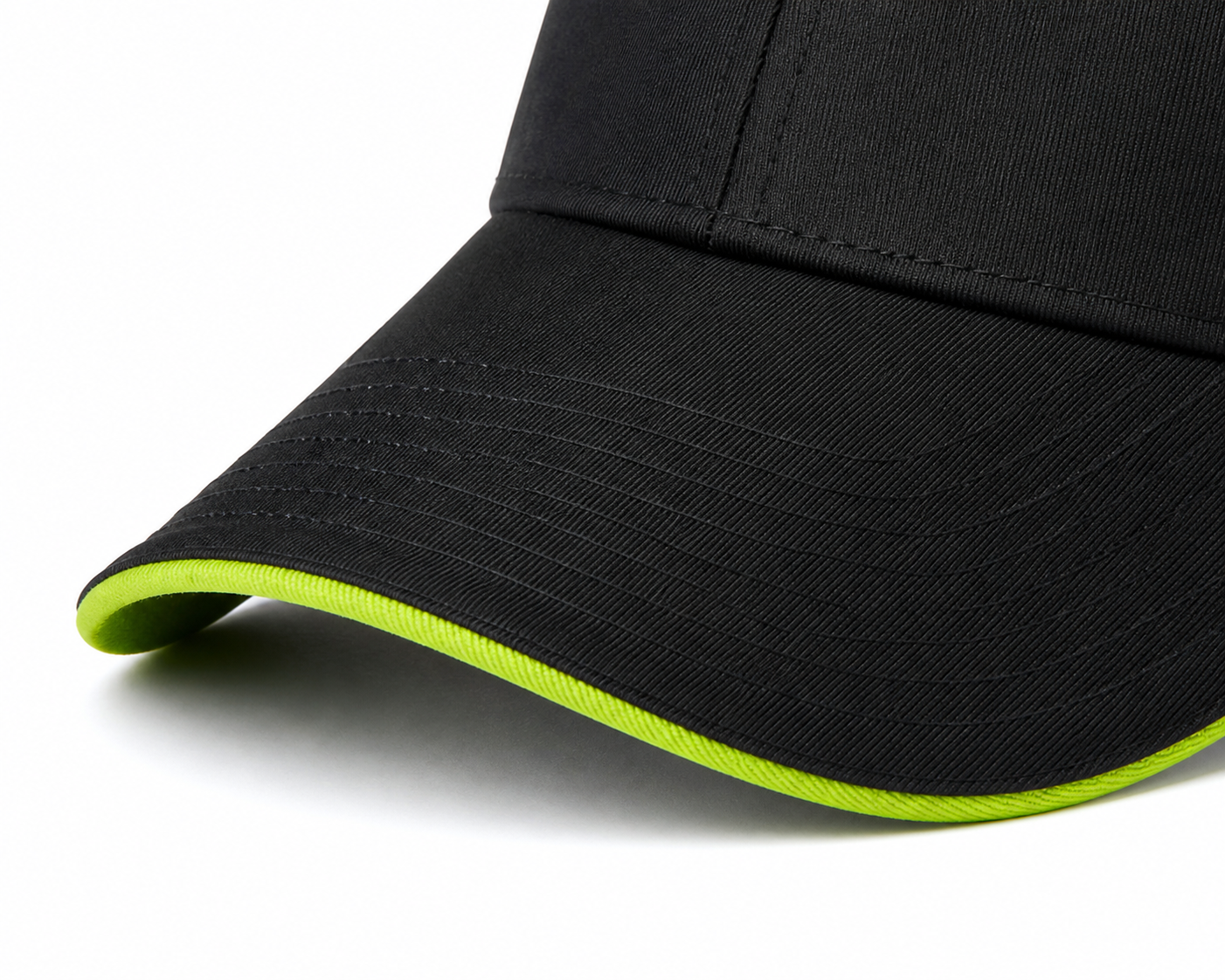Contrast-Stitch Structured Cap detail_02