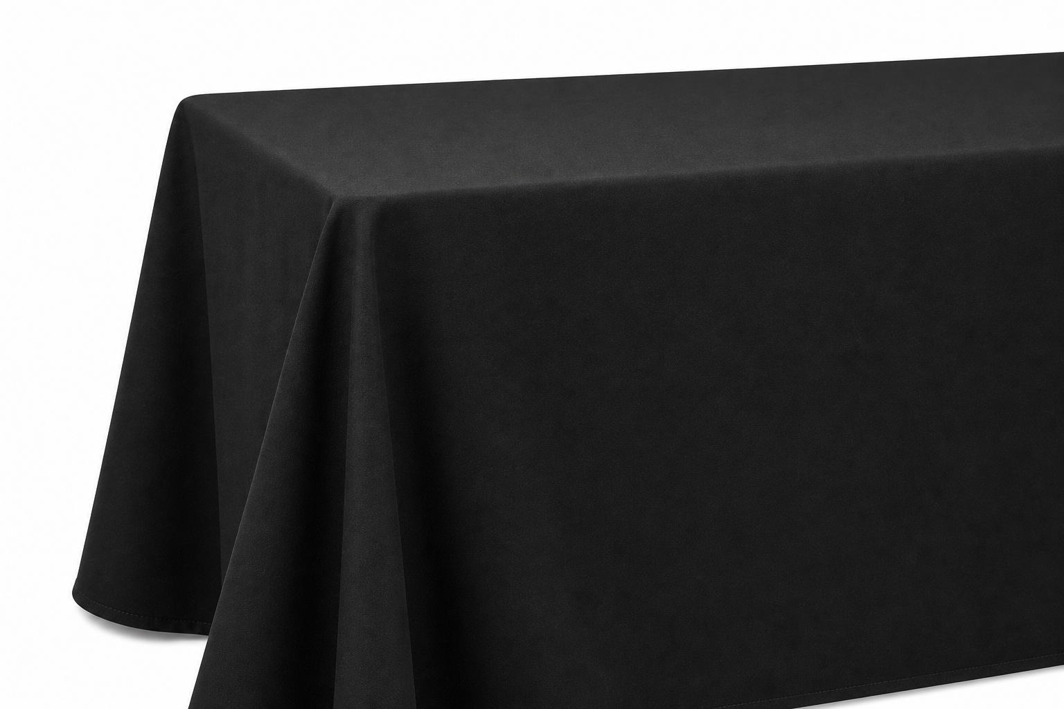 Open-Back 8 ft Table Cover with Three-Side Drape detail_04
